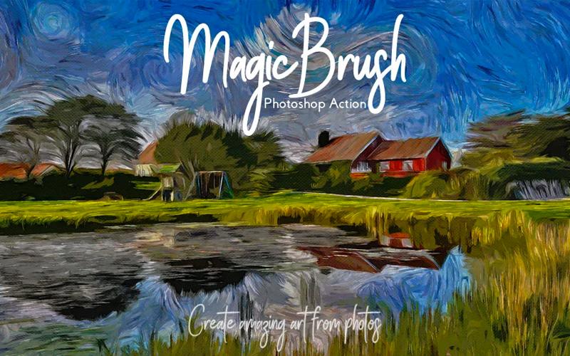 magic brush photoshop actions