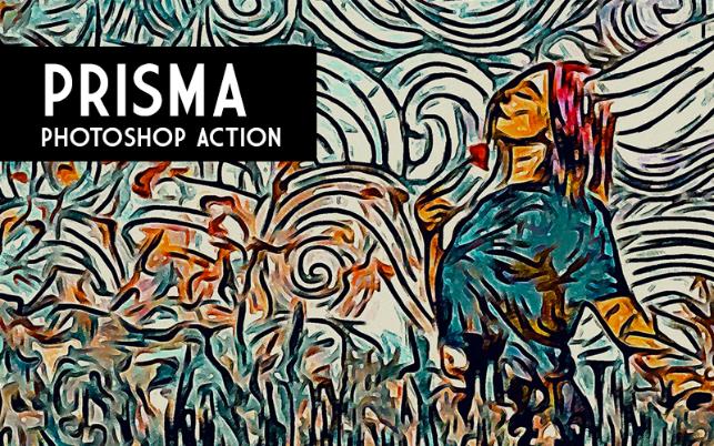 prisma photoshop action