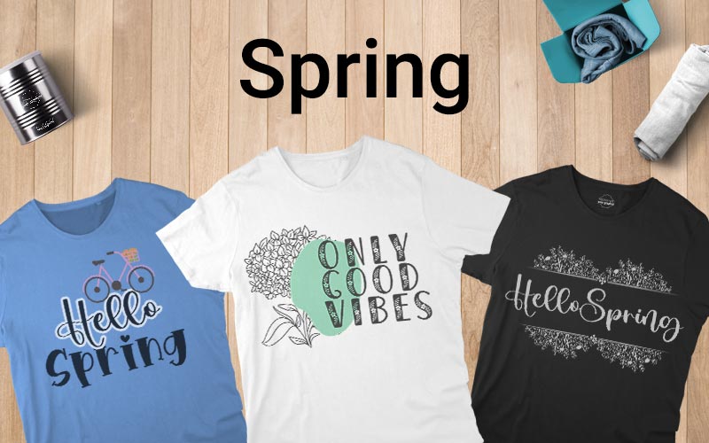 spring graphic tees