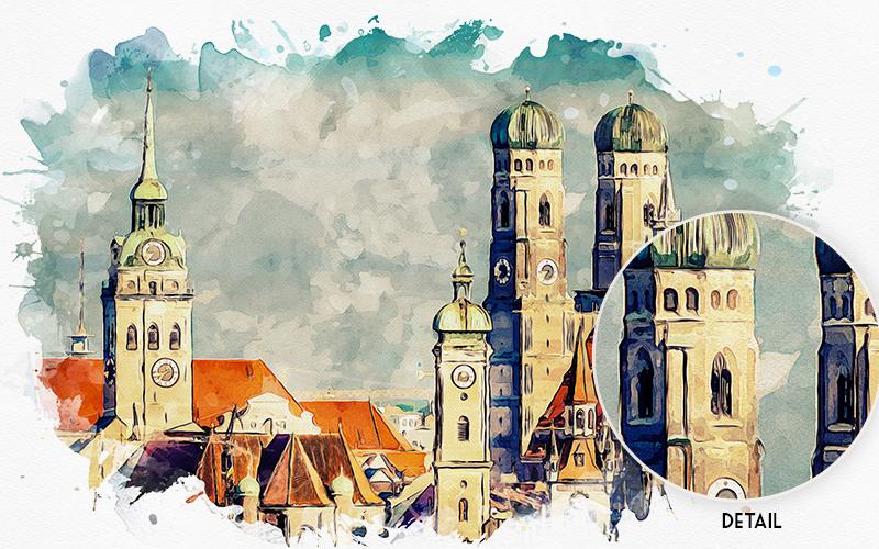 psd watercolor effect