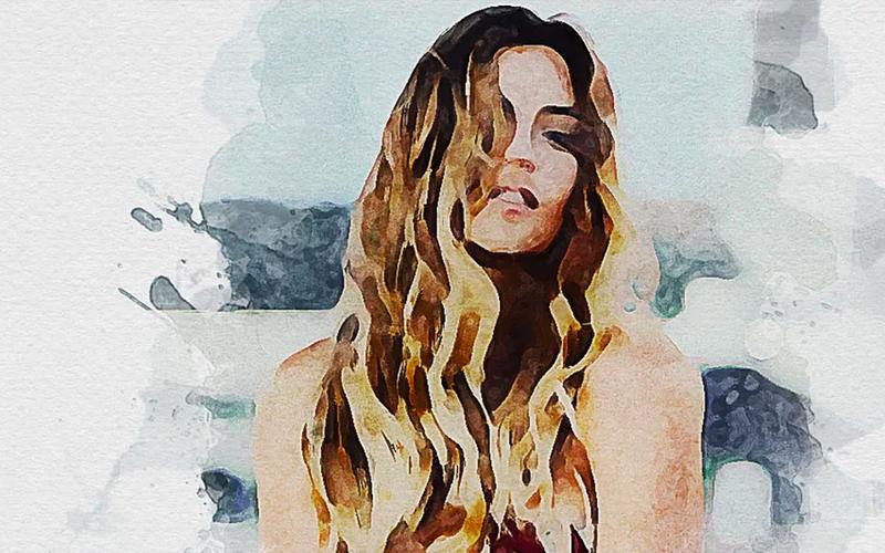 watercolor splash effect online, watercolor effect oil painting