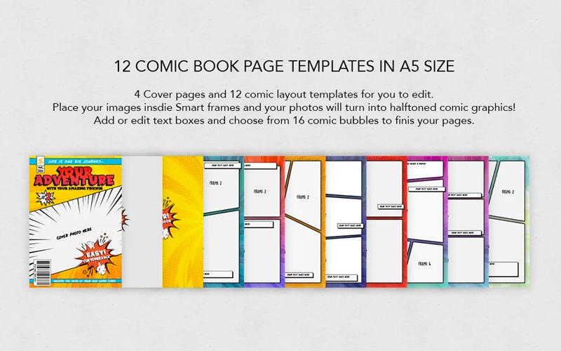 comic templates preview