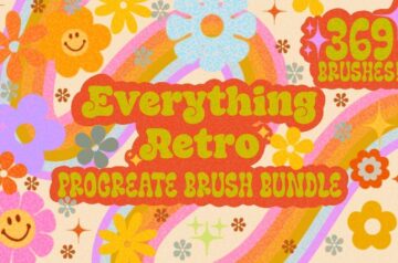 Retro-Procreate-Brushes-Feature-Image