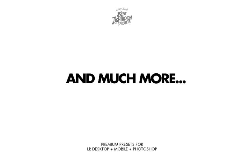 Adobe Lightroom Presets