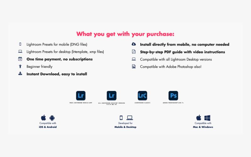 Adobe Lightroom Presets