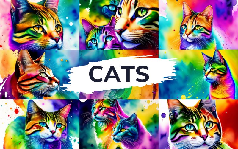 Animal-Illustrations-Cats