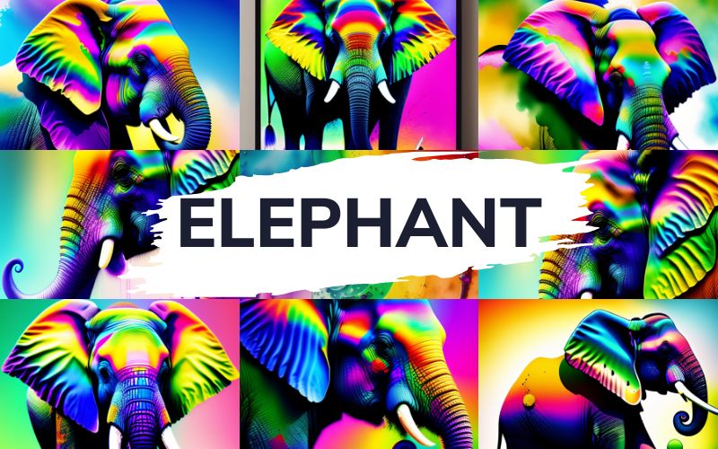 watercolor Animal-Illustrations-Elephant