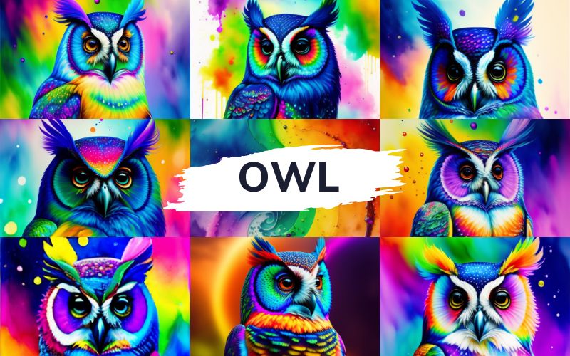 Birds-Illustrations-Owl