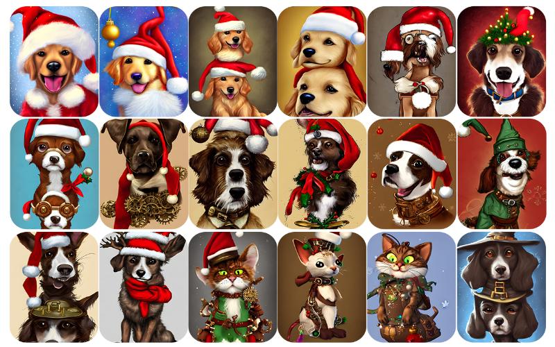 mixed spectacular images - fantasy dog mixed spectacular images - fantasy dog