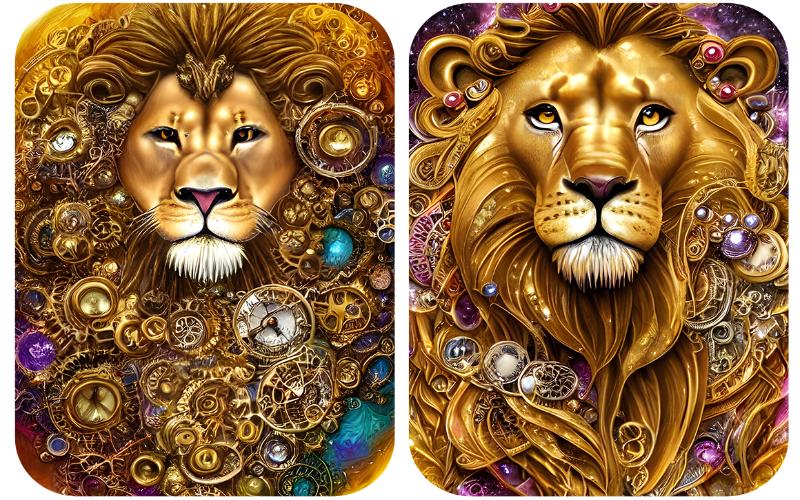 lion images surreal