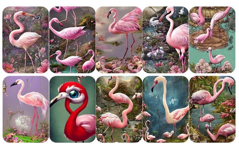 fantasy flamingo  images