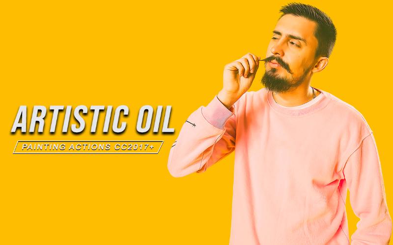artistic oil - painting action artistic oil - painting action