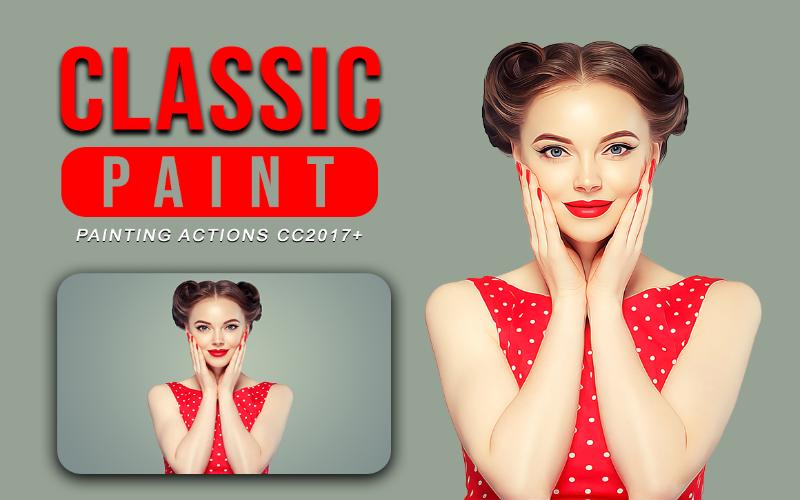 classic paint painting actions