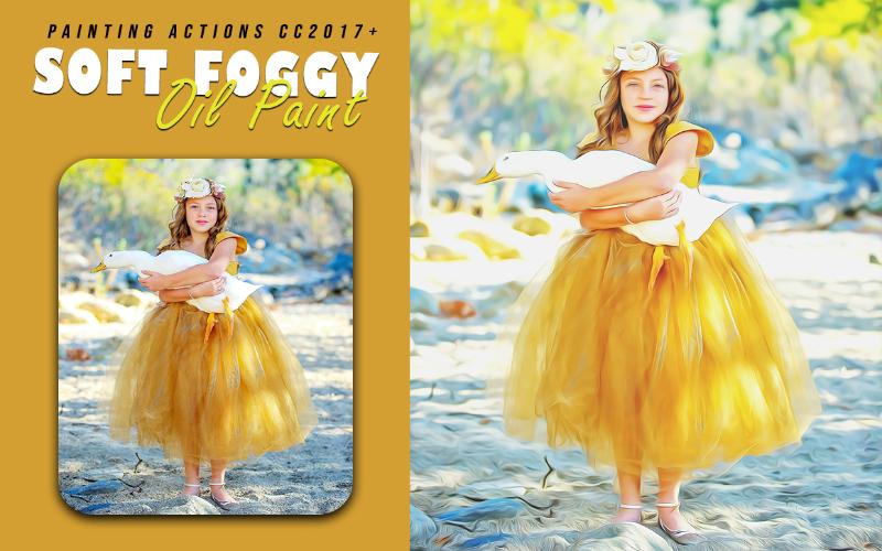 soft foggy oil paint - painting action soft foggy oil paint - painting action