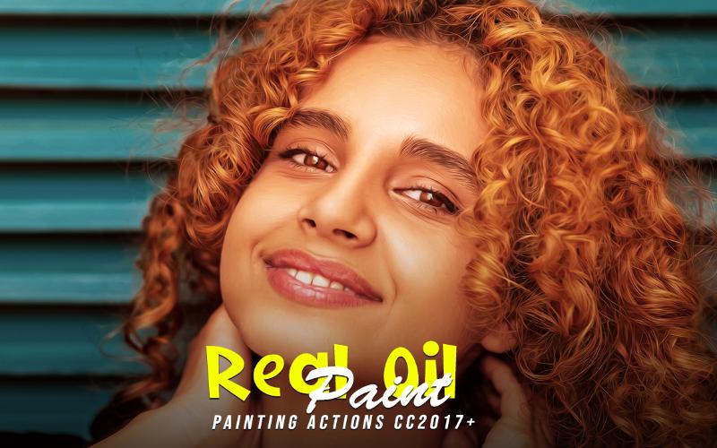 real oil painting action real oil painting action