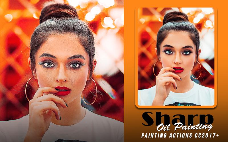 sharp oil painting action sharp oil painting action