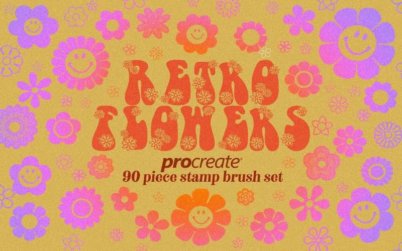 Retro-procreate brushes
