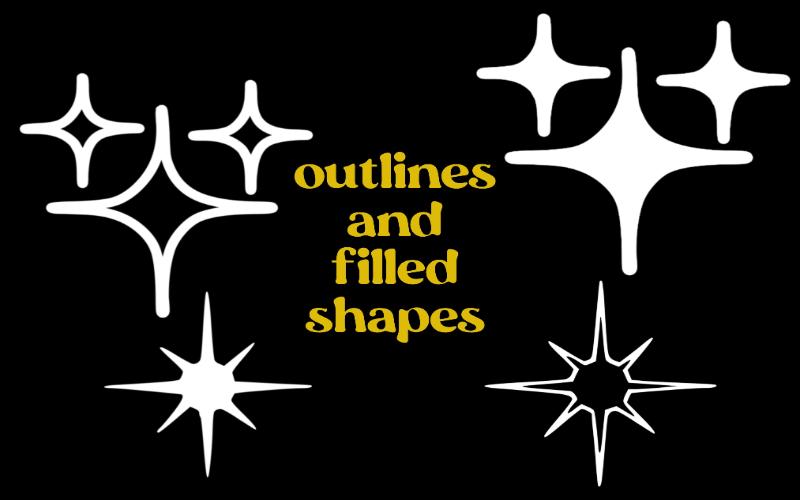 Sparckle-lettering brushes