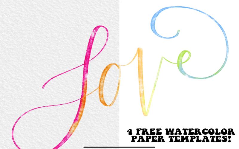 Watercolor-lettering brushes