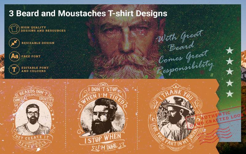 beard t shirt design