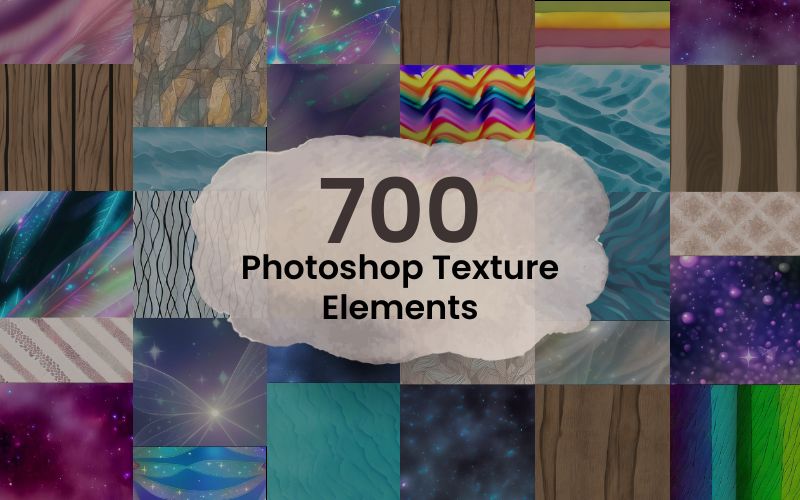 700 Photoshop Texture Elements
