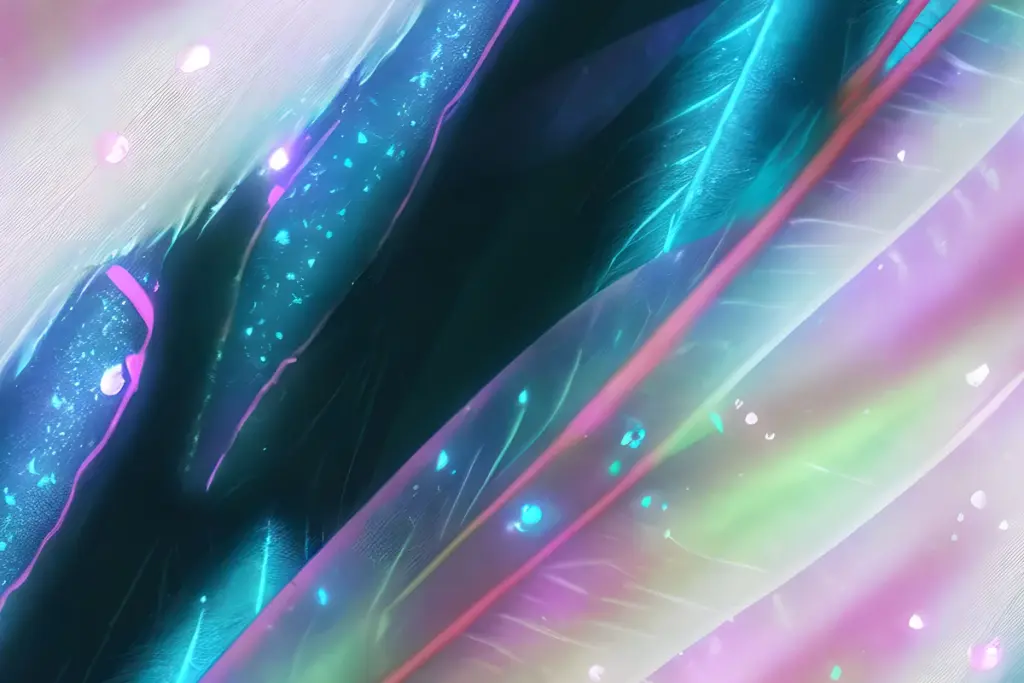 A preview image a colorful gradient Fairy-Wings Texture included in the photoshop textures pack