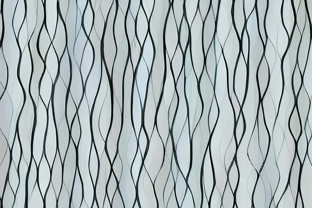 A preview image of a Gradient Texture with black vertical curvy layers included in the photoshop textures pack