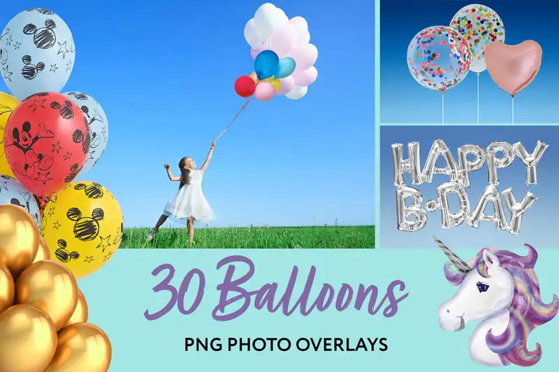 Air Balloon Photo Overlays