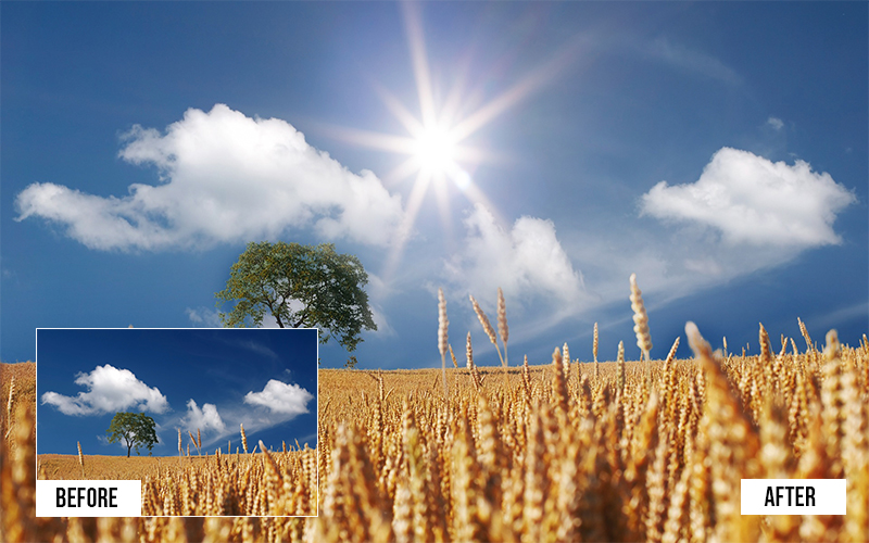 40 Sun Effect Overlays