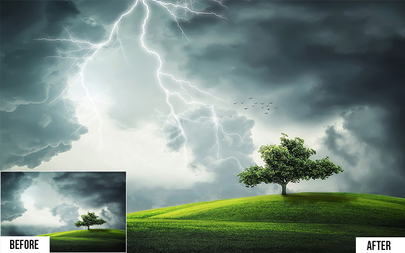 50 Lightning Overlays