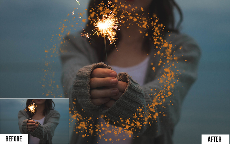 50 Sparkle Photo Overlays