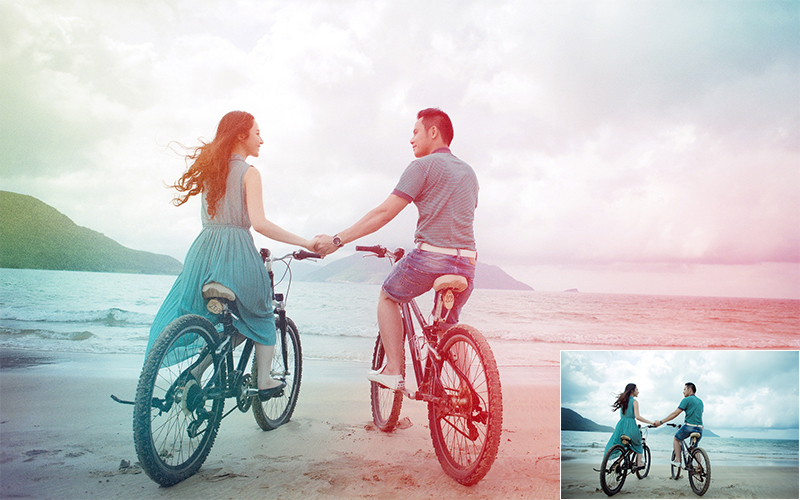 55 Spring Light Leaks Photo Overlays