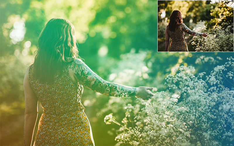 700 Abstract Light Leaks Photo Overlays