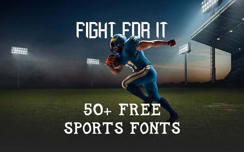 50 Free Sports Fonts Bundle | InkyDeals