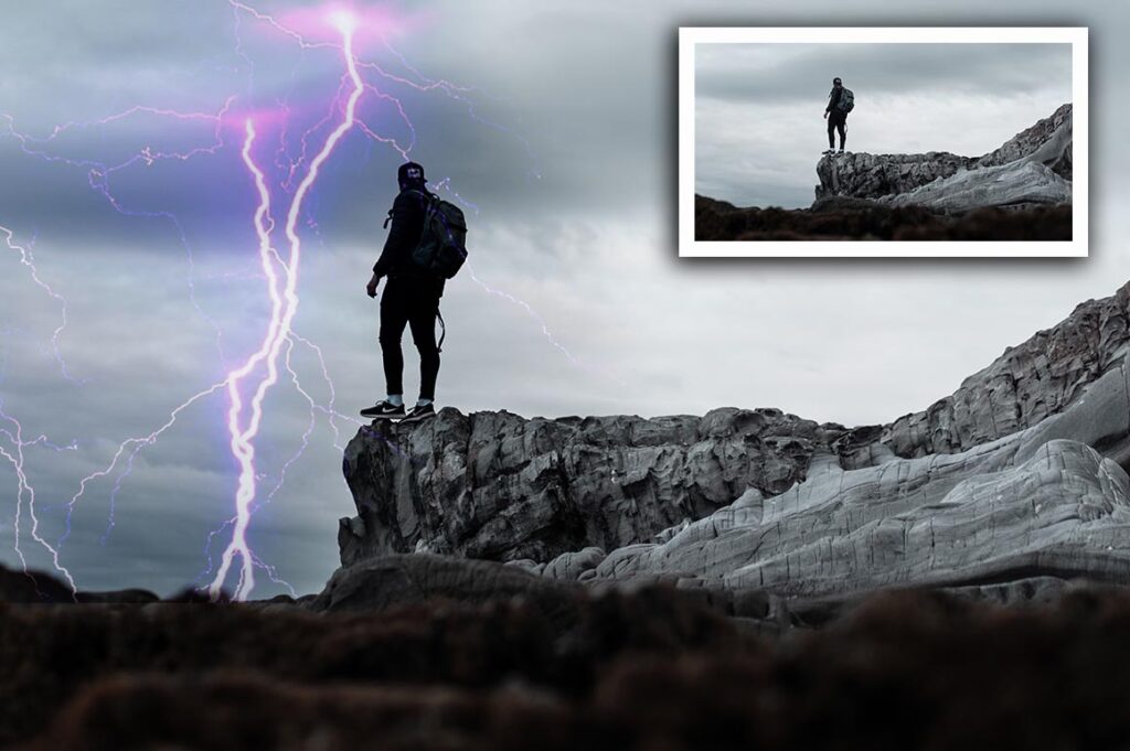 Lightning Photo Overlays