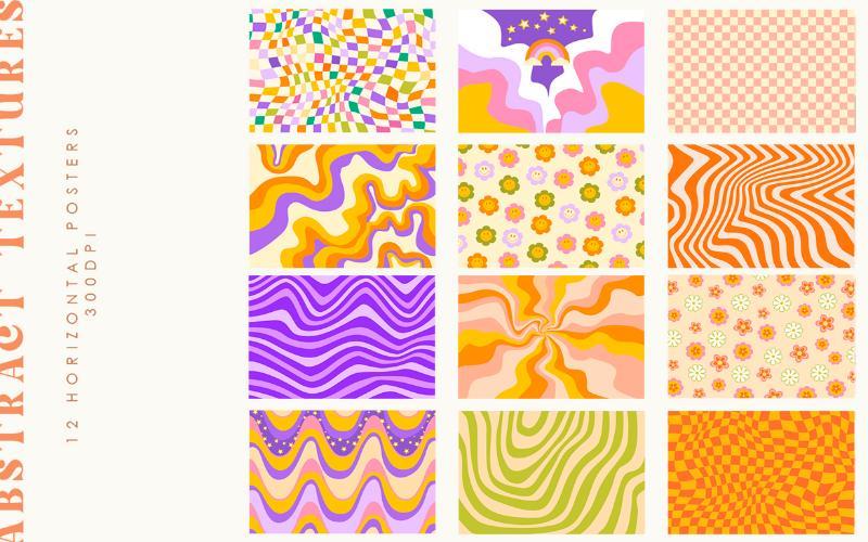 abstract textures - retro abstract textures - retro graphic design illustration