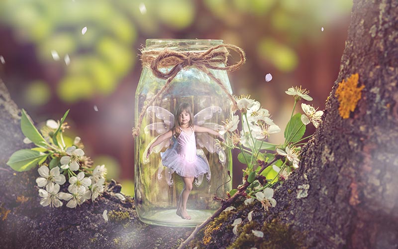 fairy in a jar