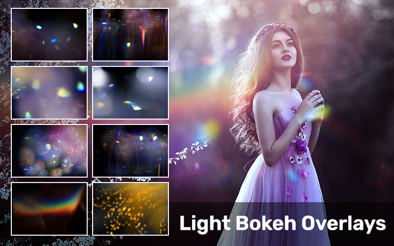 Light Bokeh Photo Overlays