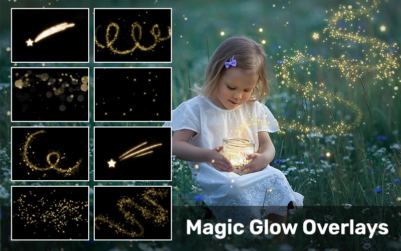 magic glow overlays