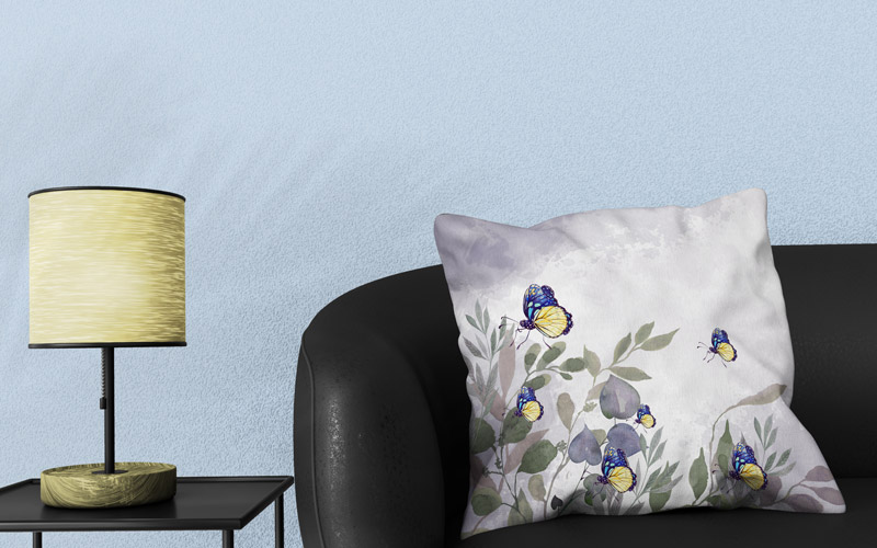 Pillow with beautiful butterfly backgrounds Pillow with beautiful butterfly