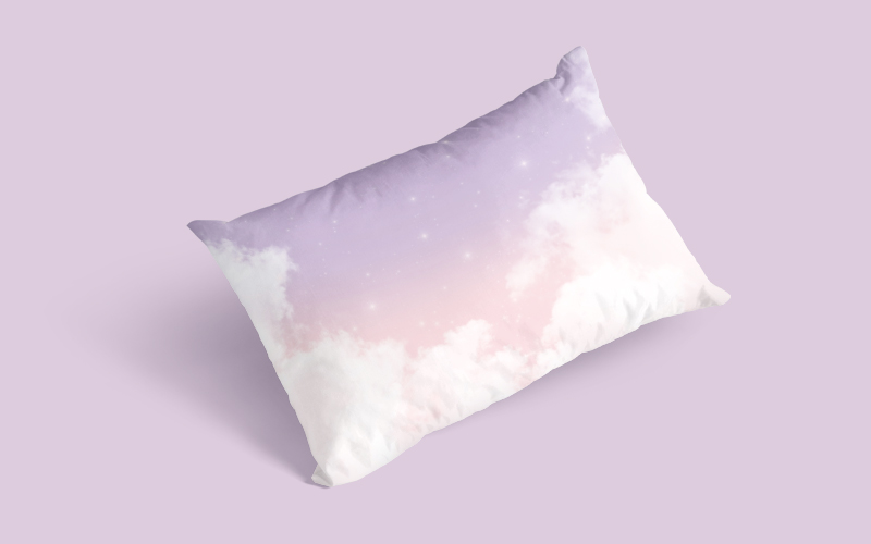 Pillow with Kawaii Backgrounds