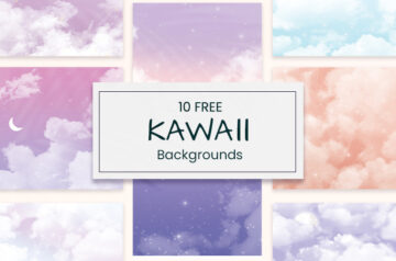 Kawaii Backgrounds Collection preview
