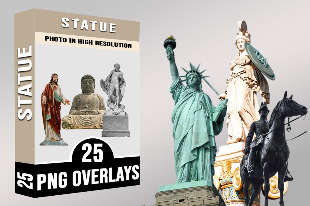Statue Magical Photo Overlays