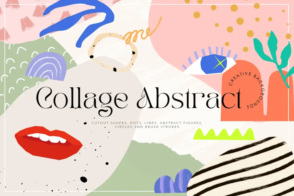 collage abstract cutouts collection preview collage abstract cutouts collection preview