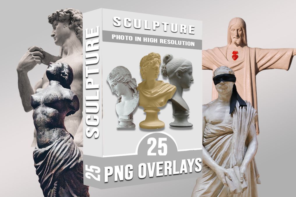 Sculpture Magical Photo Overlays