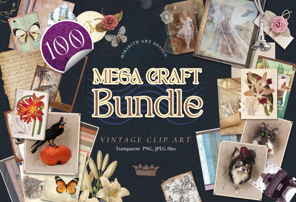 floral-illustration - mega vintage bundle floral-illustration - mega vintage bundle