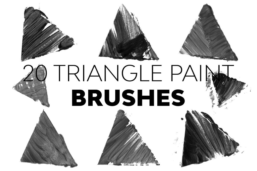 photoshop-texture-brushes-triangle-paint