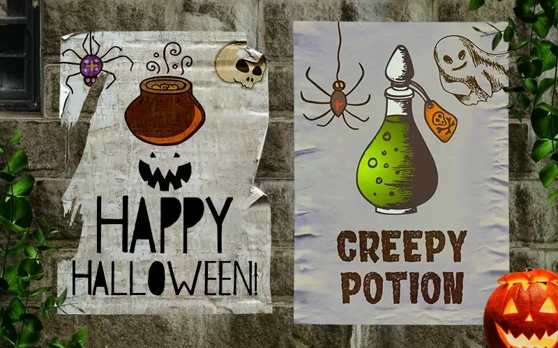 halloween-props-vector halloween-props-vector