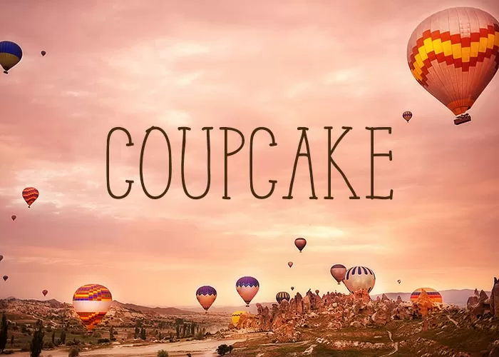 Coupcake font preview