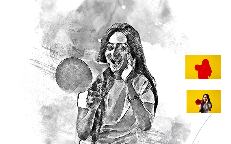 preview image of the ps action applied